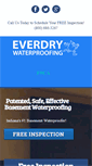 Mobile Screenshot of everdry-waterproofing.com